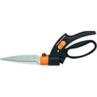 Fiskars Tijeras para césped- Cuchillas rotativas- Longitud: 34-4 cm- Negro-Naranja- GS42- 1000589
